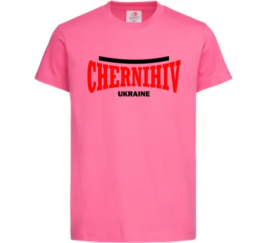 Дитяча футболка Chernihiv Ukraine Яскраво-рожевий фото