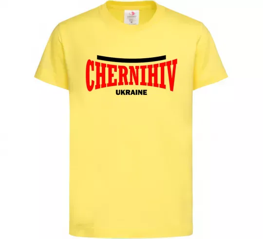 Дитяча футболка Chernihiv Ukraine Лимонний фото