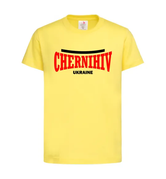 Дитяча футболка Chernihiv Ukraine Лимонний фото