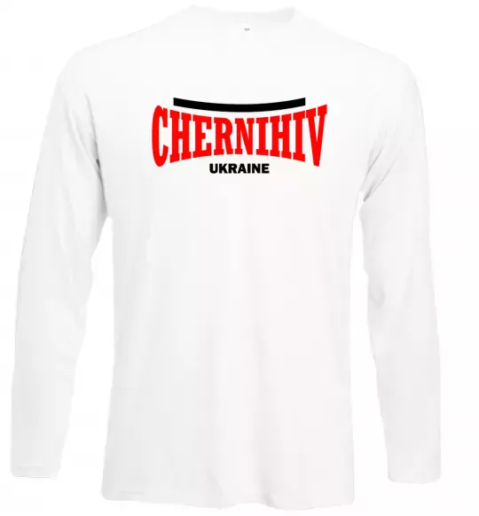 Лонгслів Chernihiv Ukraine Білий фото