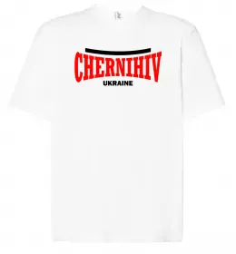 Футболка Оверсайз Chernihiv center of freedom Черный фото