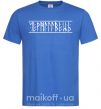Чоловіча футболка Чернігівець Яскраво-синій фото