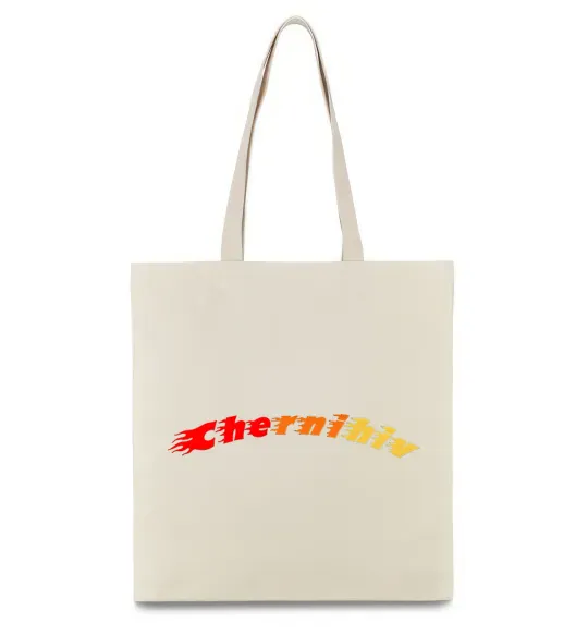 Еко-сумка Fire Chernihiv Бежевий фото