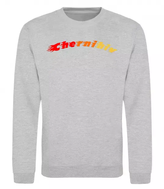 Світшот Fire Chernihiv Сірий меланж фото