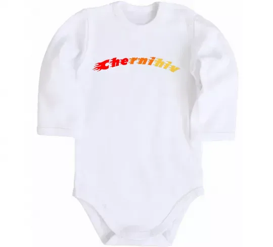 Детский боди Fire Chernihiv Белый фото