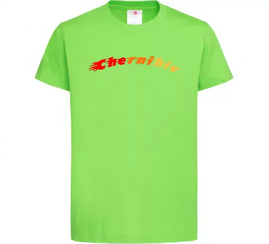 Детская футболка Fire Chernihiv Лаймовый фото