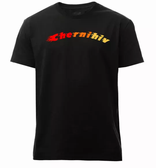 Чоловіча преміум футболка Fire Chernihiv Чорний фото