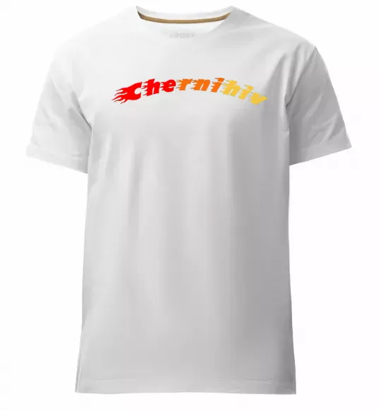 Чоловіча преміум футболка Fire Chernihiv Білий фото