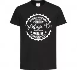Детская футболка Chernihiv Vintage Co Черный фото