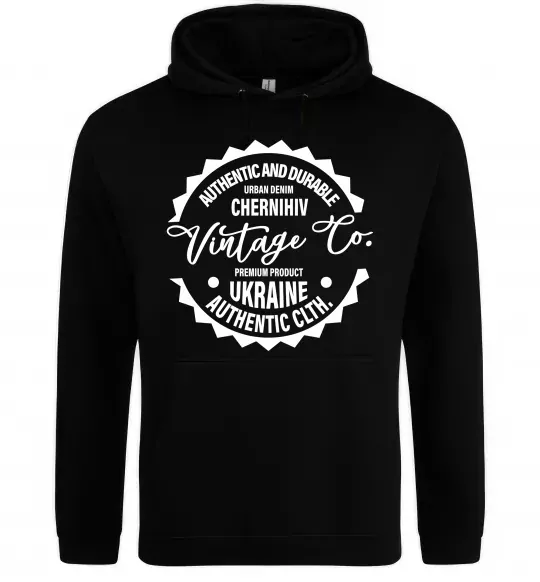 Жіноча толстовка (худі) Chernihiv Vintage Co Чорний фото
