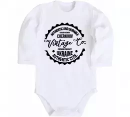 Детский боди Chernihiv Vintage Co Белый фото