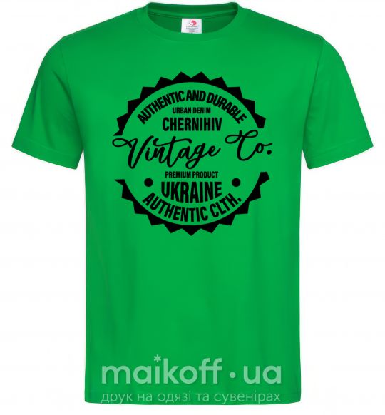 Мужская футболка Chernihiv Vintage Co Зеленый фото