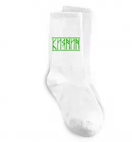 Носки Київ каштан емблема Белый фото Носки Київ каштан емблема Белый фото