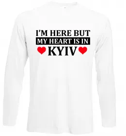 Лонгслів Київ райони міста Білий фото Лонгслів Київ райони міста Білий фото