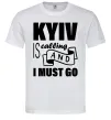 Чоловіча футболка Kyiv is calling and i must go Білий Чоловіча футболка Kyiv is calling and i must go Білий фото