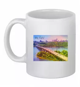 Чашка керамическая My Kyiv Белый фото
