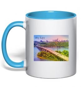 Чашка з кольоровою ручкою My Kyiv Чашка з кольоровою ручкою My Kyiv
