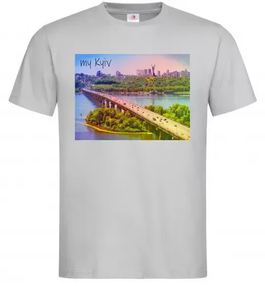 Чоловіча футболка My Kyiv Сірий фото