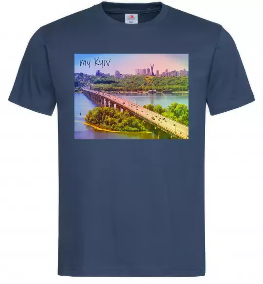 Чоловіча футболка My Kyiv Темно-синій фото