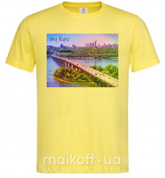 Мужская футболка My Kyiv Лимонный фото