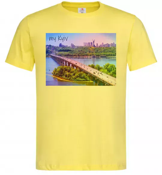Чоловіча футболка My Kyiv Лимонний фото