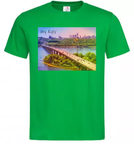 Чоловіча футболка My Kyiv Зелений фото
