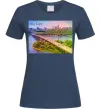 Женская футболка My Kyiv Темно-синий Женская футболка My Kyiv Темно-синий фото