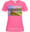 Жіноча футболка My Kyiv Яскраво-рожевий фото