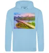 Чоловіча толстовка (худі) My Kyiv Блакитний фото