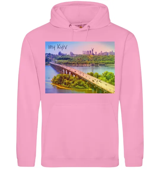 Жіноча толстовка (худі) My Kyiv Рожевий фото