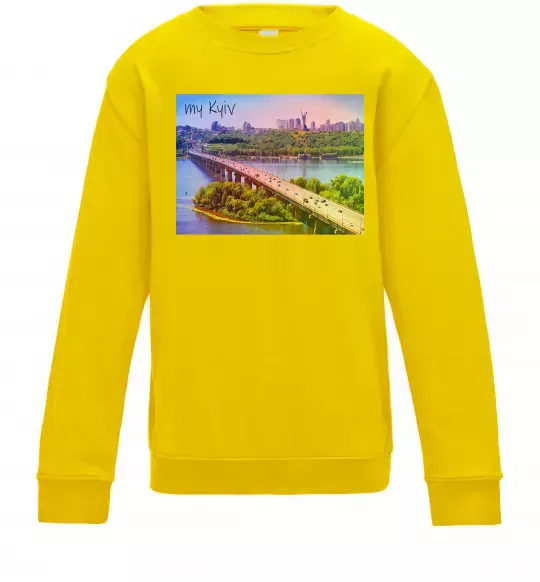 Дитячий світшот My Kyiv Сонячно жовтий фото