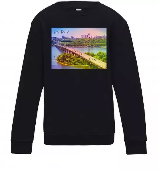 Дитячий світшот My Kyiv Чорний фото