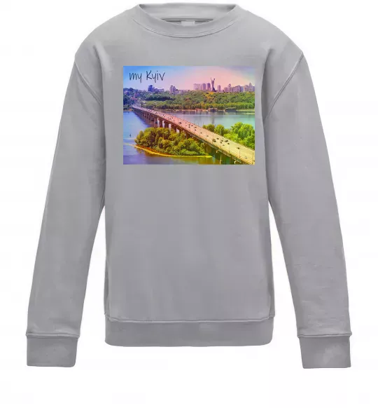 Дитячий світшот My Kyiv Сірий меланж фото