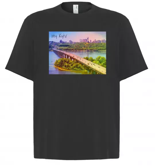 Футболка Оверсайз My Kyiv Черный фото