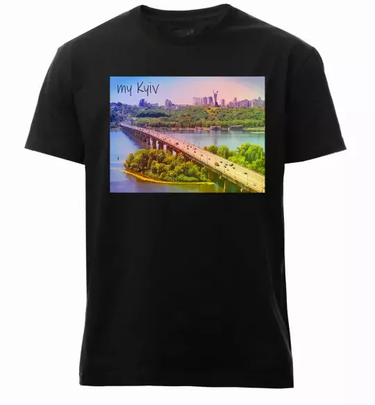 Чоловіча преміум футболка My Kyiv Чорний фото