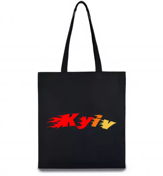 Еко-сумка Fire Kyiv Чорний фото