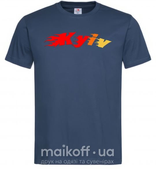 Чоловіча футболка Fire Kyiv Темно-синій фото