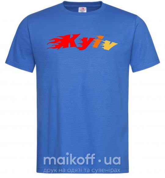 Чоловіча футболка Fire Kyiv Яскраво-синій фото