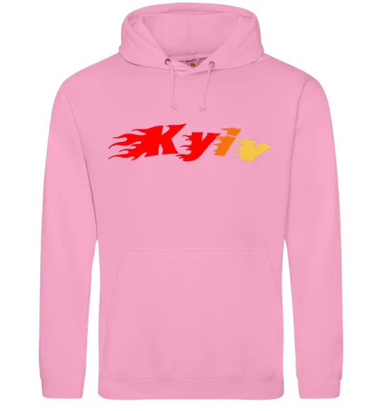 Чоловіча толстовка (худі) Fire Kyiv Рожевий фото