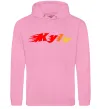 Чоловіча толстовка (худі) Fire Kyiv Рожевий фото