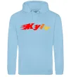 Чоловіча толстовка (худі) Fire Kyiv Блакитний фото