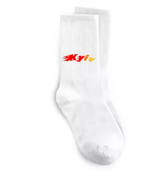 Носки Fire Kyiv Белый фото