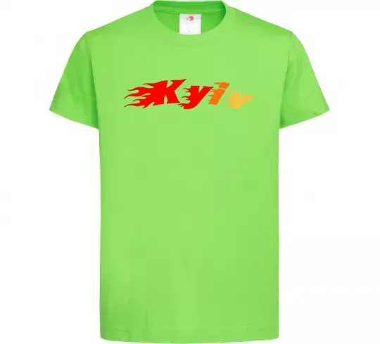 Детская футболка Fire Kyiv Лаймовый фото