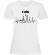 Жіноча футболка Моє рідне місто Київ Білий Жіноча футболка Моє рідне місто Київ Білий фото