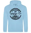 Жіноча толстовка (худі) Kyiv Vintage Co Блакитний фото