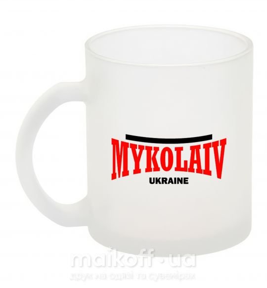 Чашка скляна Mykolaiv Ukraine Фроузен фото