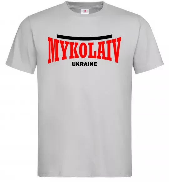 Чоловіча футболка Mykolaiv Ukraine Сірий фото