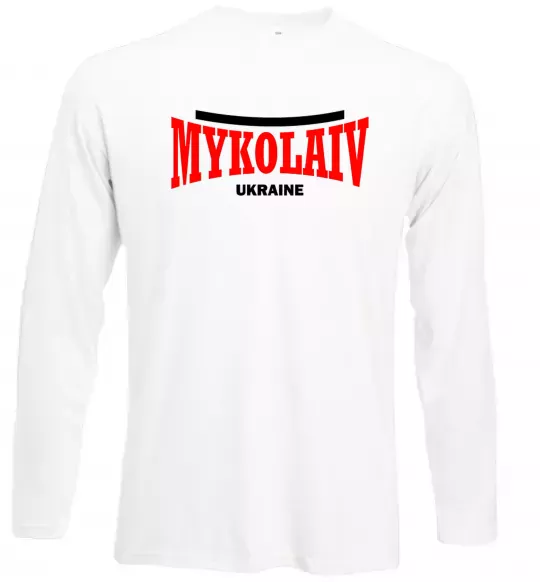Лонгслів Mykolaiv Ukraine Білий фото