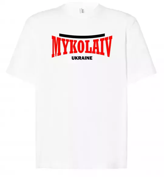 Футболка Оверсайз Mykolaiv Ukraine Белый фото