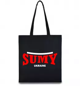 Еко-сумка Sumy Ukraine Чорний фото